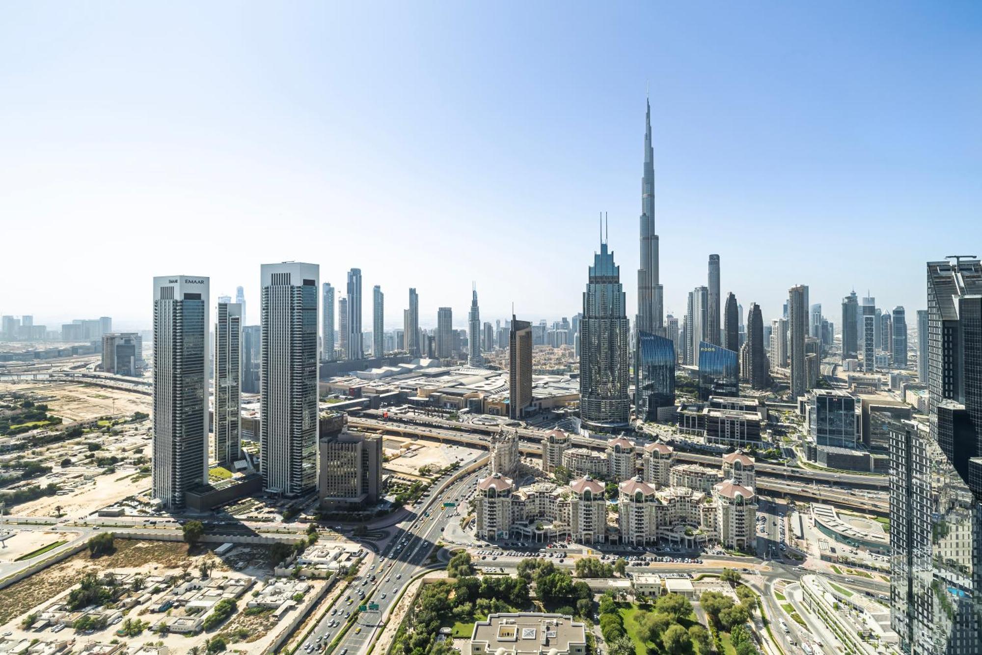 Ferienwohnung 1Br Burj Khalifa View Index Tower Difc Dubai Exterior foto